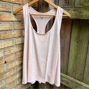 Athleta With Ease Sport Racerback Light Pink Tank Top